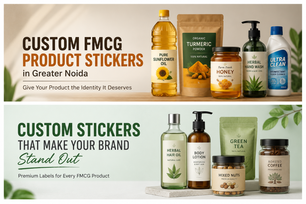 Custom FMCG Product Stickers