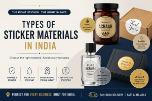 Types of Sticker Materials in India