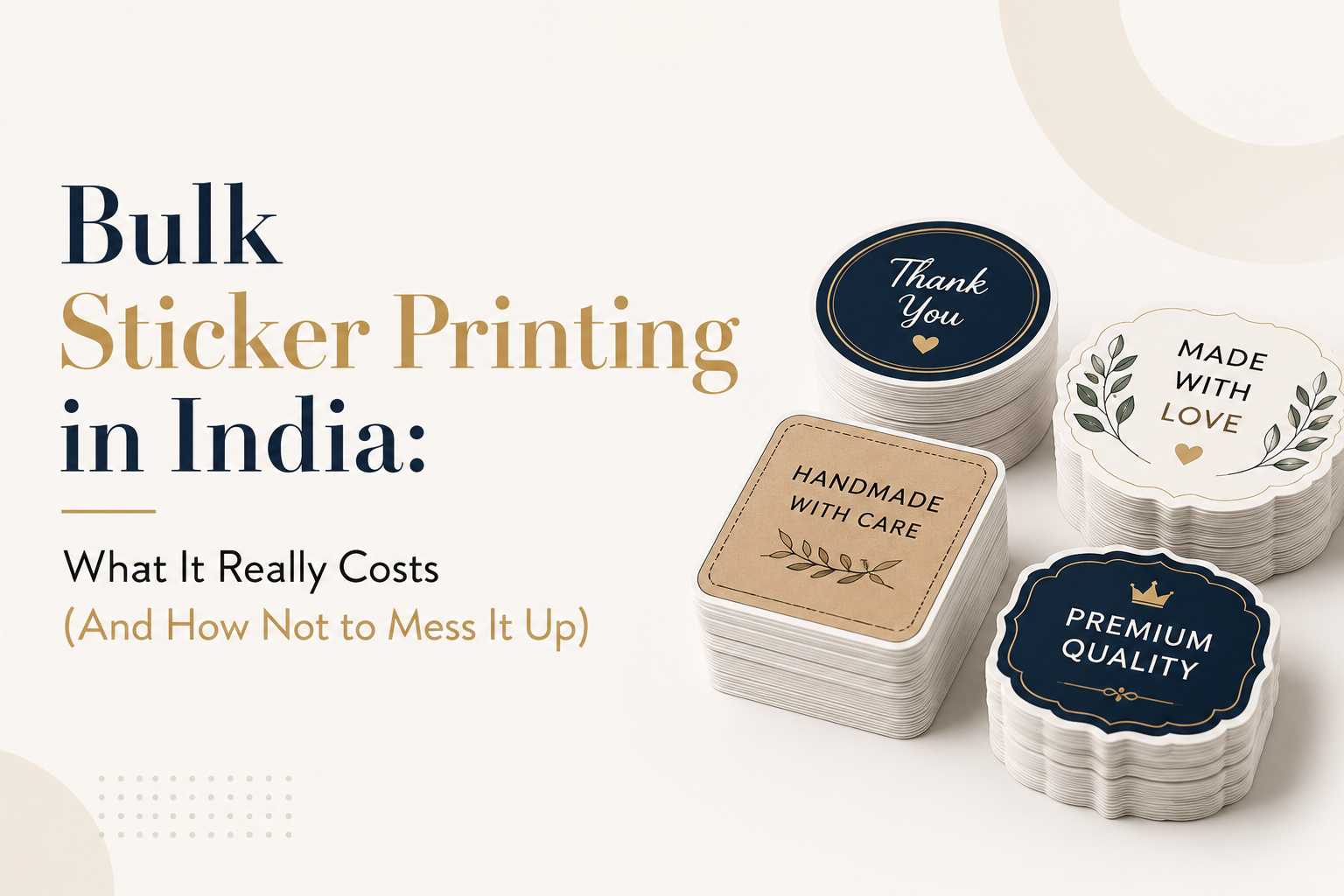 Bulk Sticker Printing in India