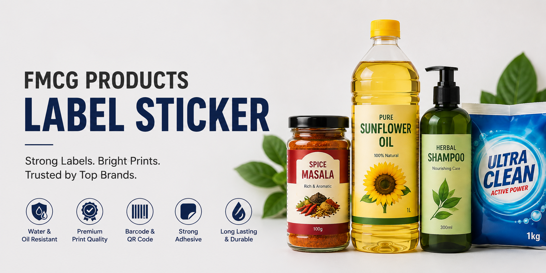 FMCG Products Label Sticker